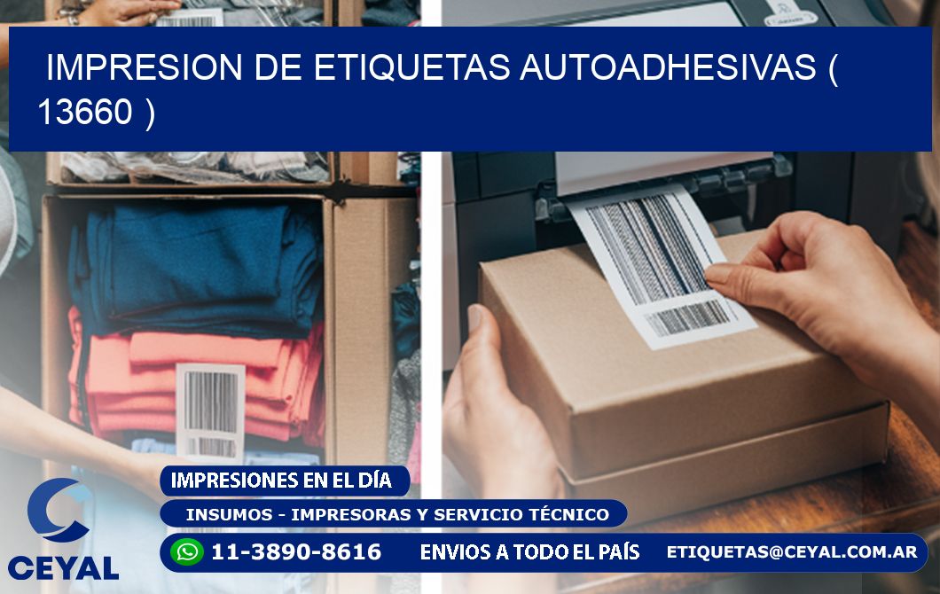 IMPRESION DE ETIQUETAS AUTOADHESIVAS ( 13660 )