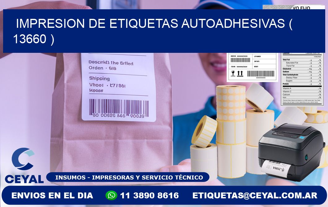 IMPRESION DE ETIQUETAS AUTOADHESIVAS ( 13660 )