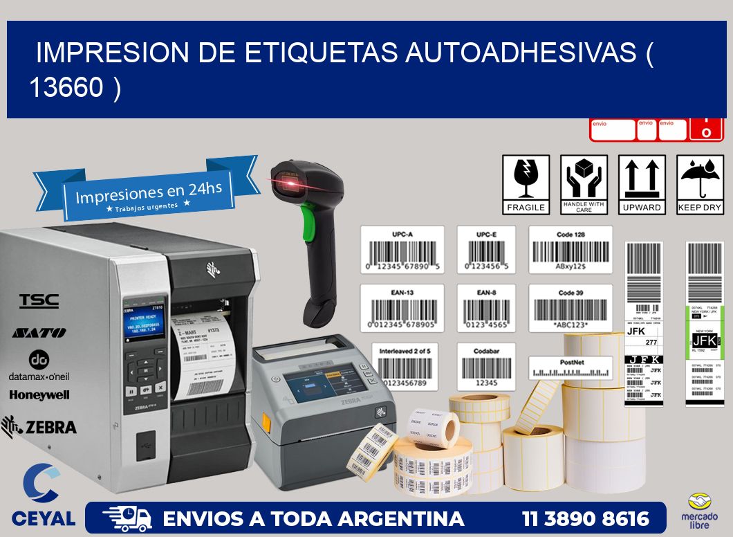 IMPRESION DE ETIQUETAS AUTOADHESIVAS ( 13660 )