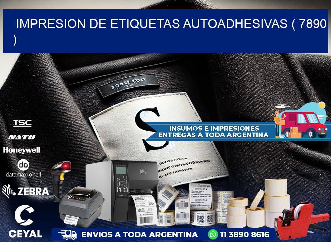 IMPRESION DE ETIQUETAS AUTOADHESIVAS ( 7890 )