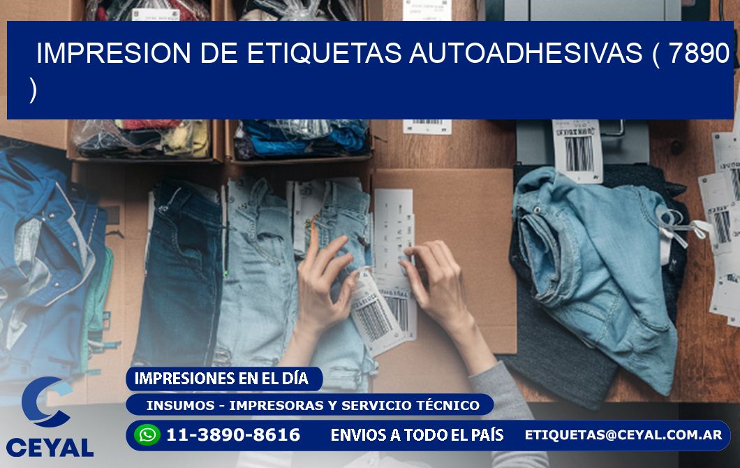 IMPRESION DE ETIQUETAS AUTOADHESIVAS ( 7890 )