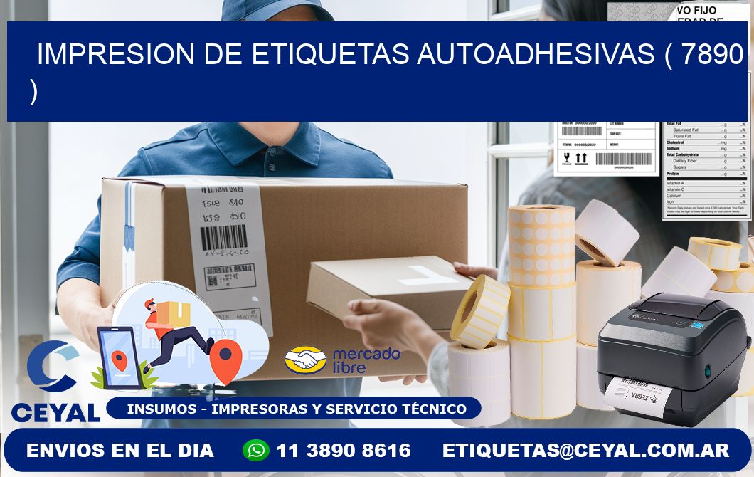 IMPRESION DE ETIQUETAS AUTOADHESIVAS ( 7890 )