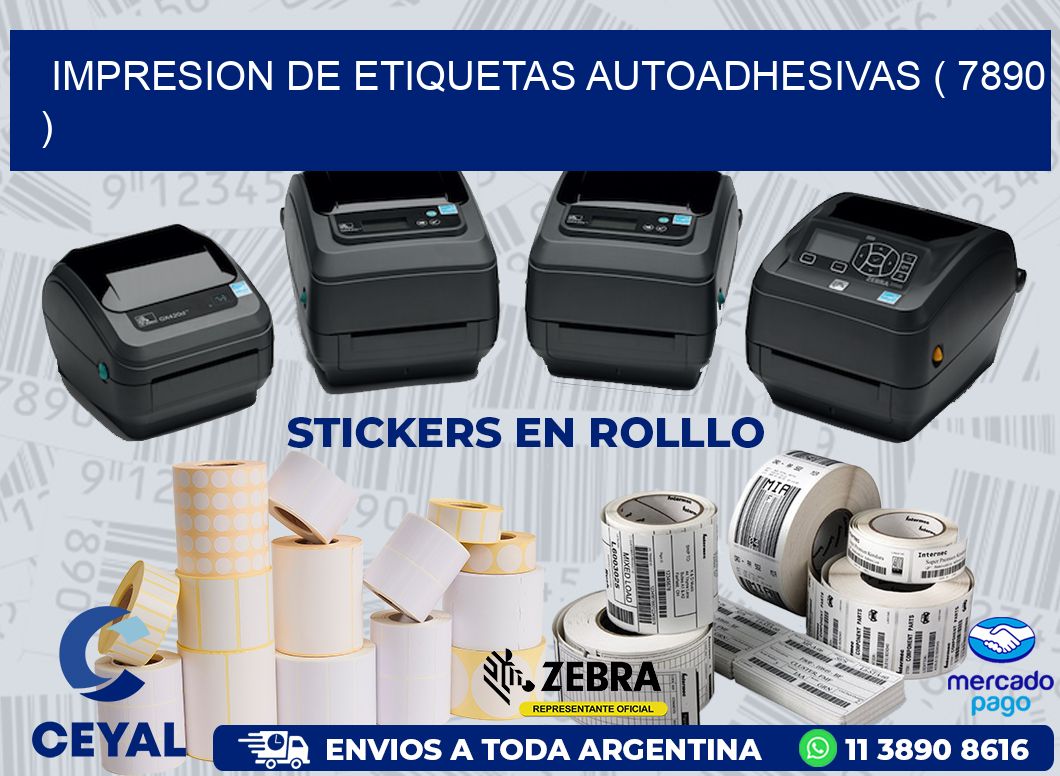 IMPRESION DE ETIQUETAS AUTOADHESIVAS ( 7890 )