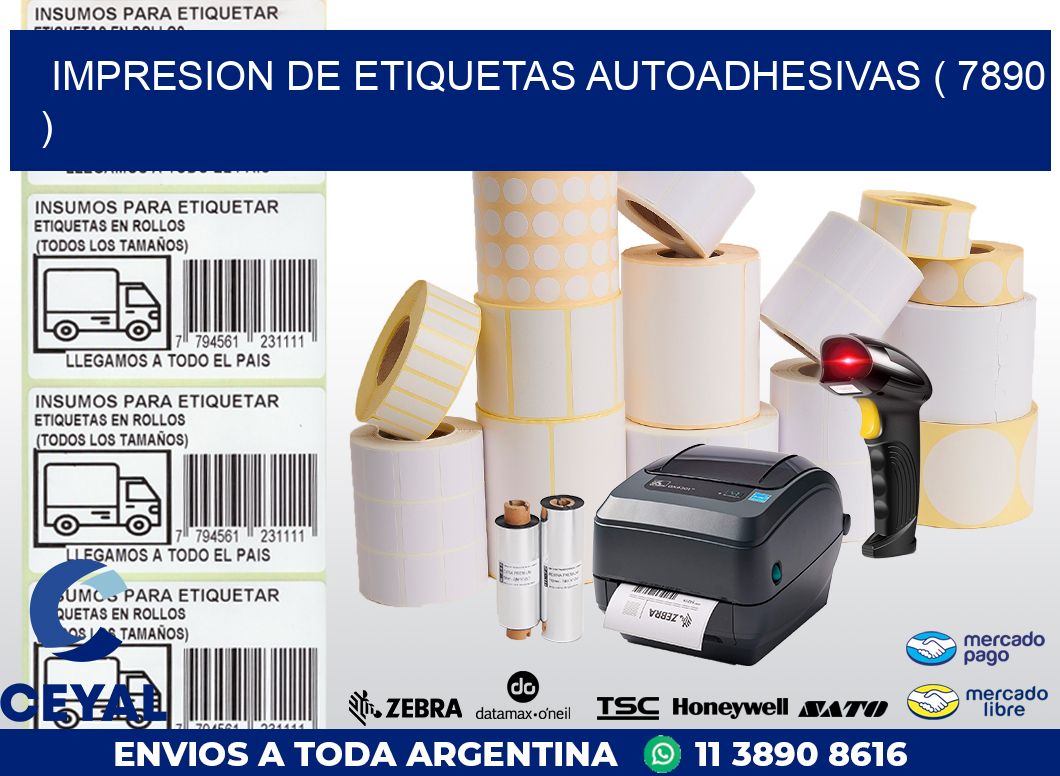 IMPRESION DE ETIQUETAS AUTOADHESIVAS ( 7890 )