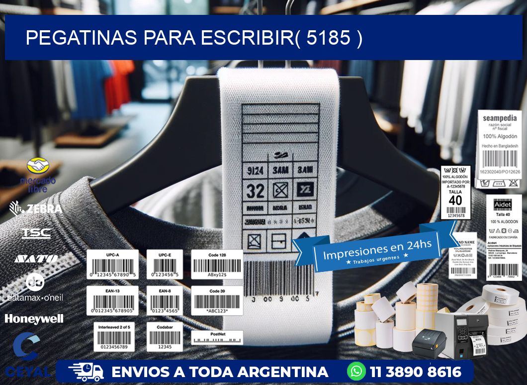 PEGATINAS PARA ESCRIBIR( 5185 )