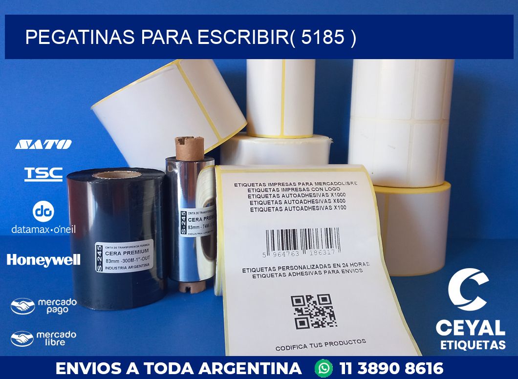 PEGATINAS PARA ESCRIBIR( 5185 )