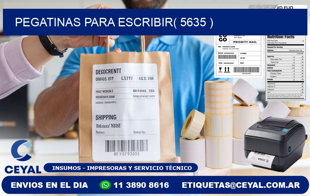 PEGATINAS PARA ESCRIBIR( 5635 )