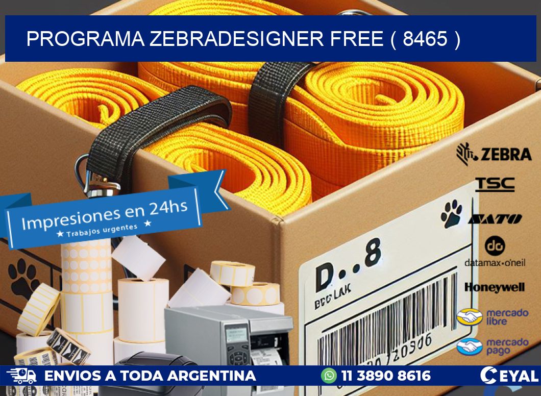 PROGRAMA ZEBRADESIGNER FREE ( 8465 )