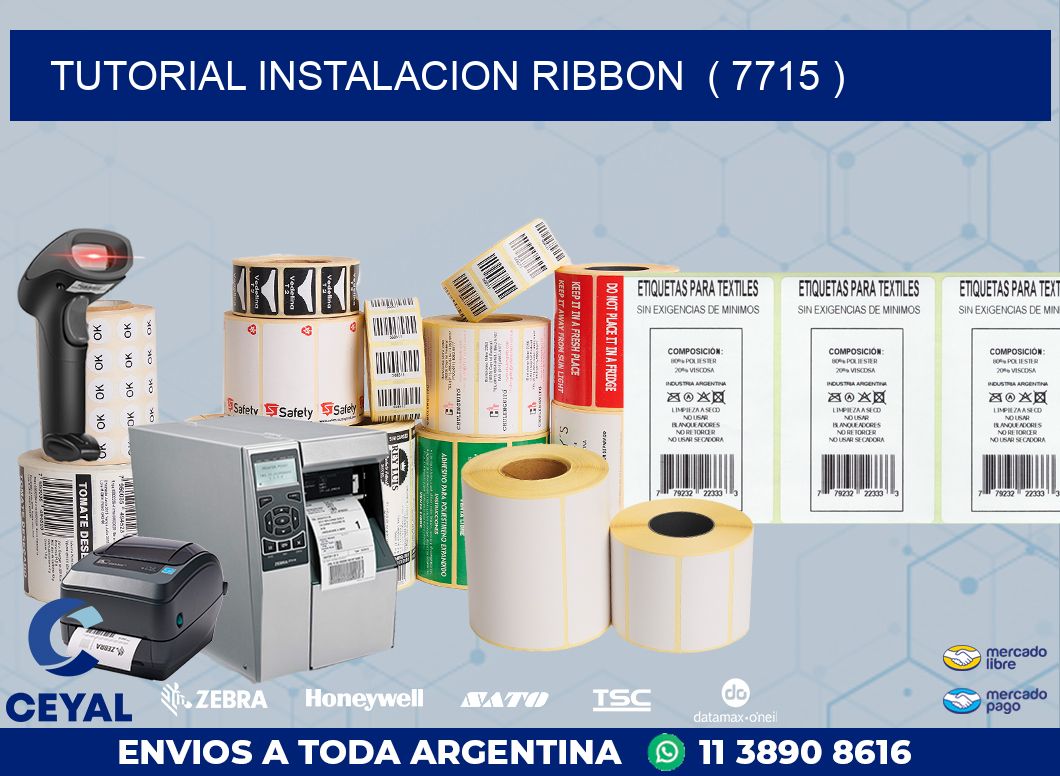 TUTORIAL INSTALACION RIBBON ( 7715 )