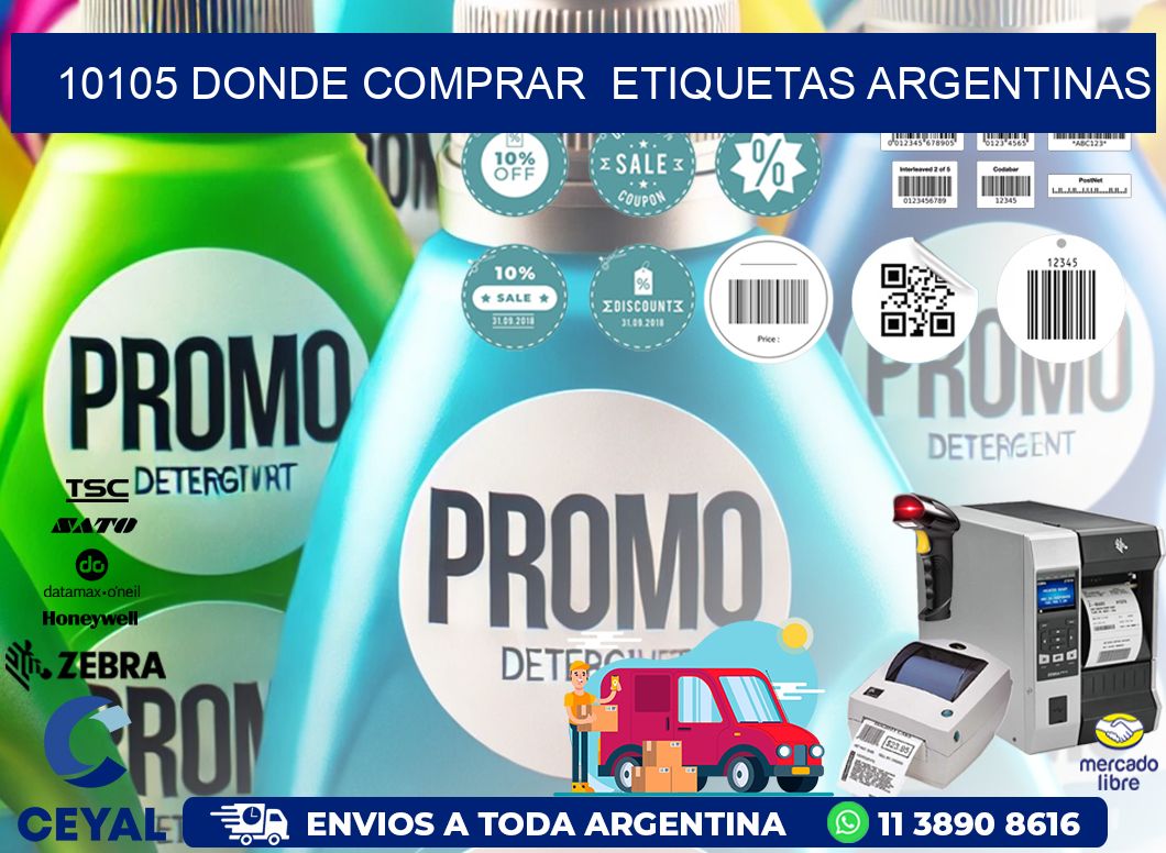 10105 DONDE COMPRAR ETIQUETAS ARGENTINAS