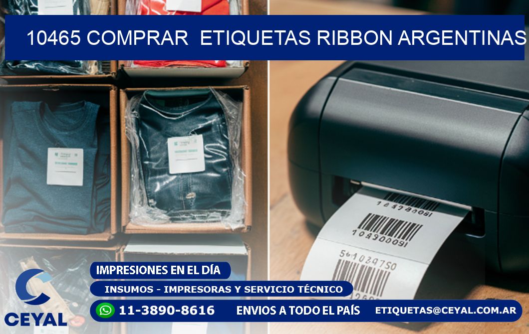 10465 COMPRAR ETIQUETAS RIBBON ARGENTINAS