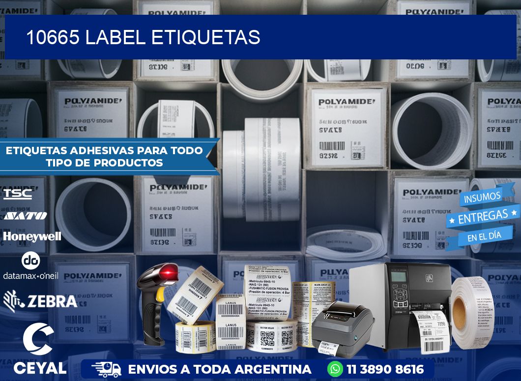 10665 LABEL ETIQUETAS