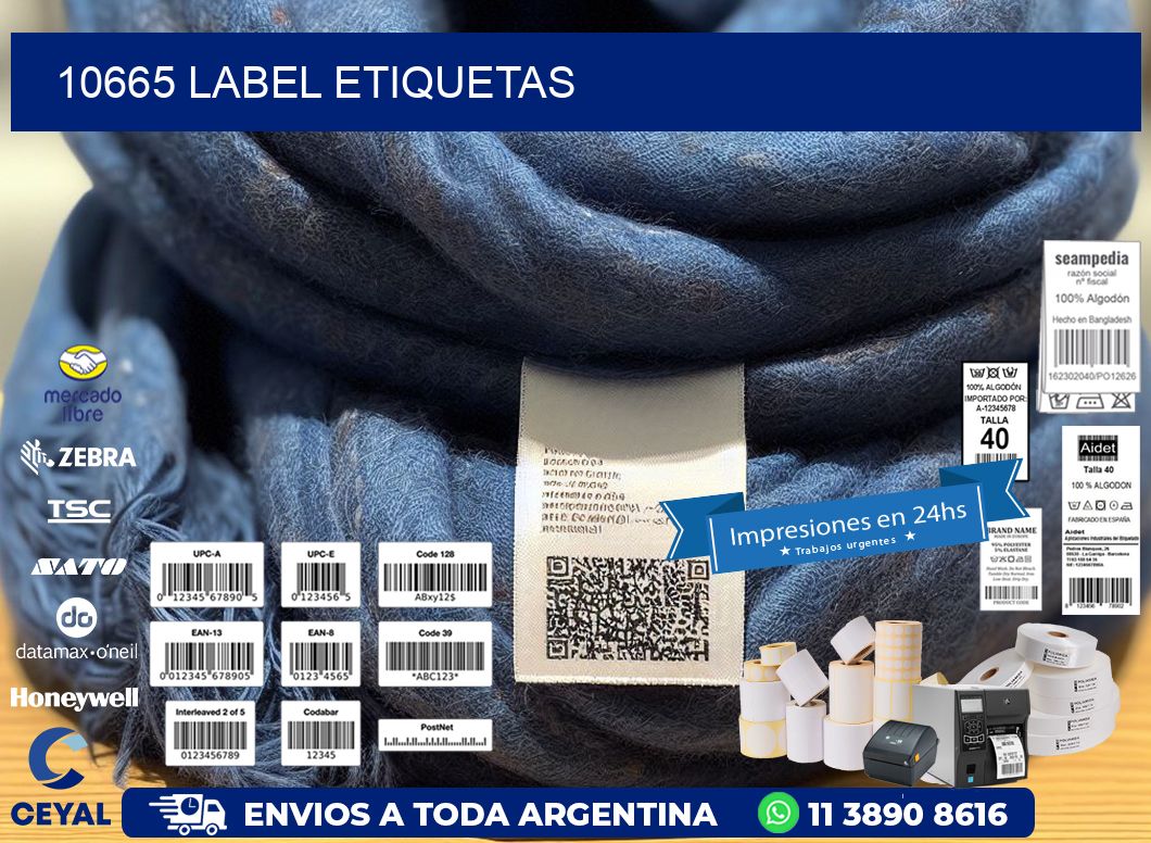 10665 LABEL ETIQUETAS