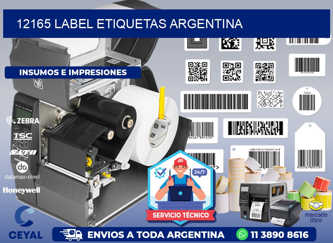 12165 LABEL ETIQUETAS ARGENTINA