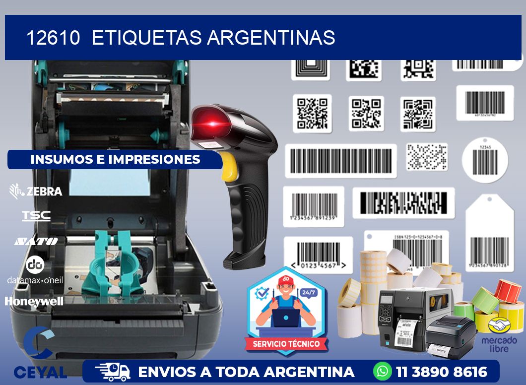 12610  ETIQUETAS ARGENTINAS