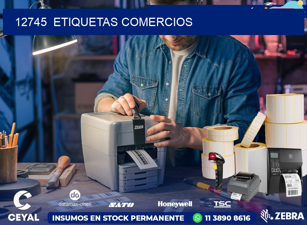 12745  ETIQUETAS COMERCIOS