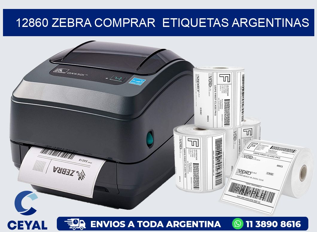 12860 ZEBRA COMPRAR  ETIQUETAS ARGENTINAS