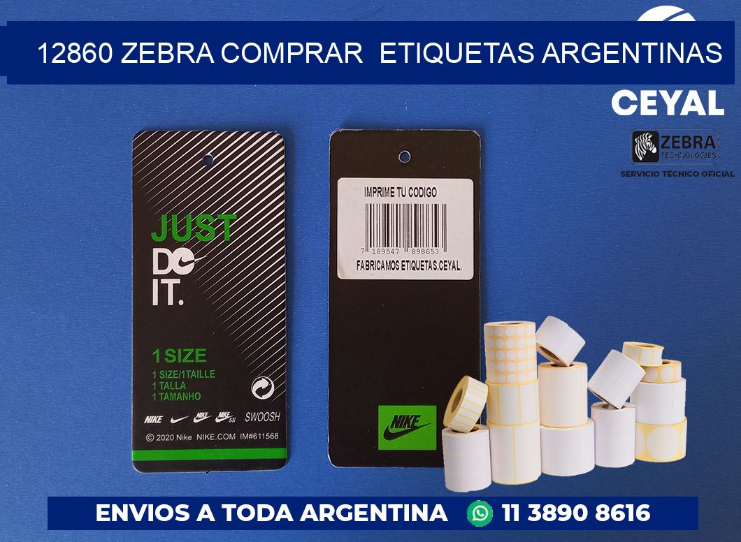 12860 ZEBRA COMPRAR  ETIQUETAS ARGENTINAS