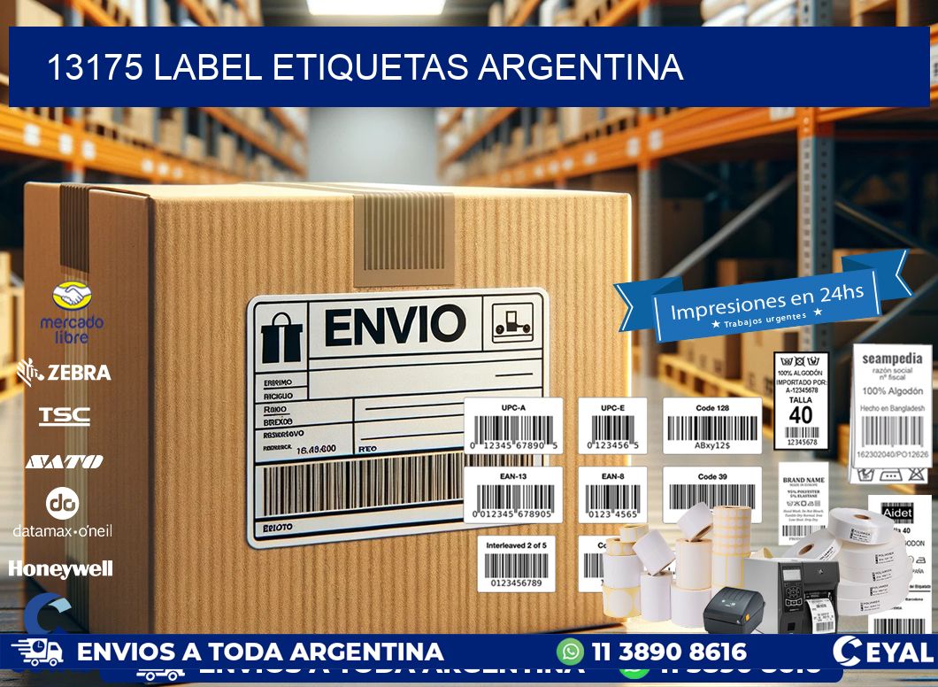 13175 LABEL ETIQUETAS ARGENTINA