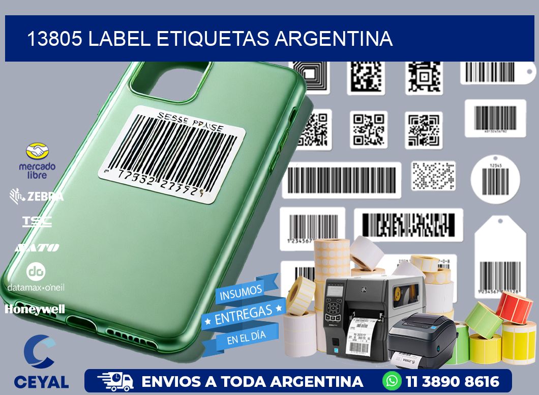 13805 LABEL ETIQUETAS ARGENTINA