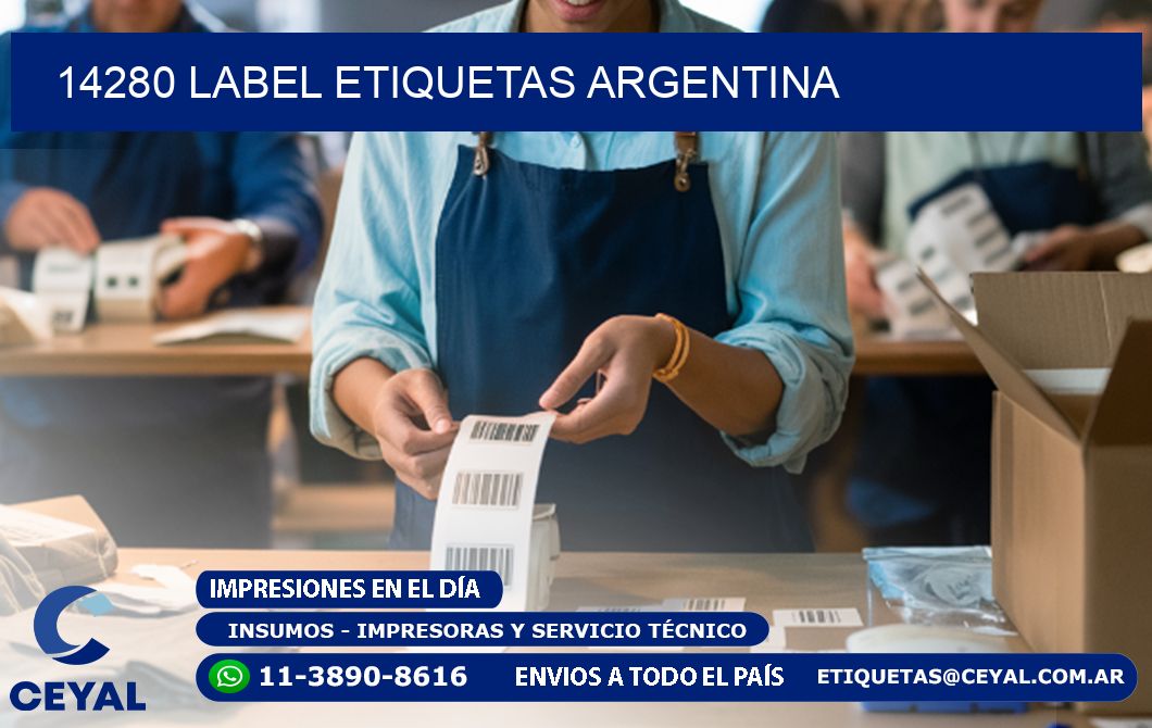 14280 LABEL ETIQUETAS ARGENTINA