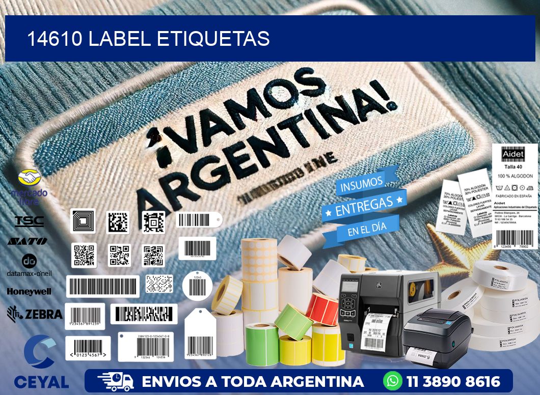 14610 LABEL ETIQUETAS