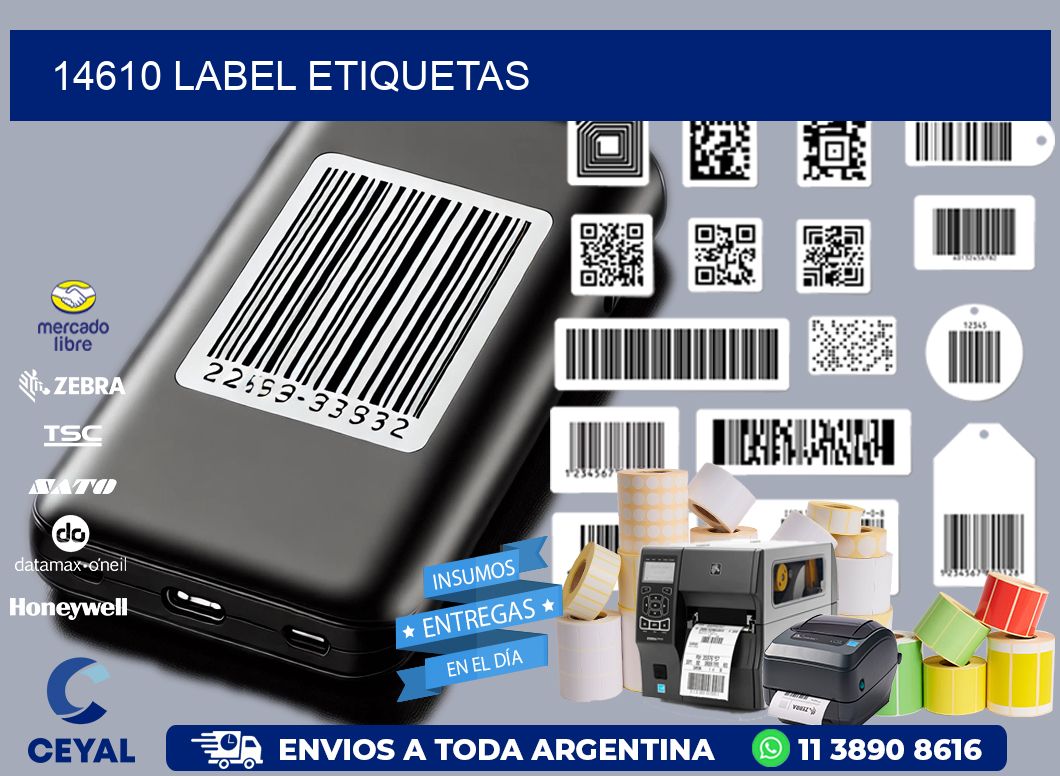 14610 LABEL ETIQUETAS