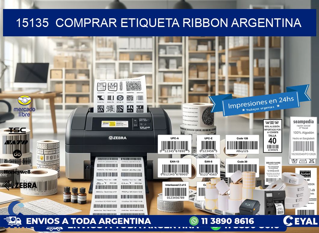 15135 COMPRAR ETIQUETA RIBBON ARGENTINA
