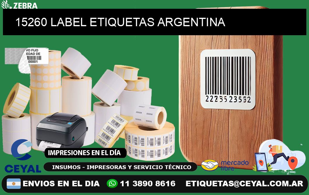 15260 LABEL ETIQUETAS ARGENTINA