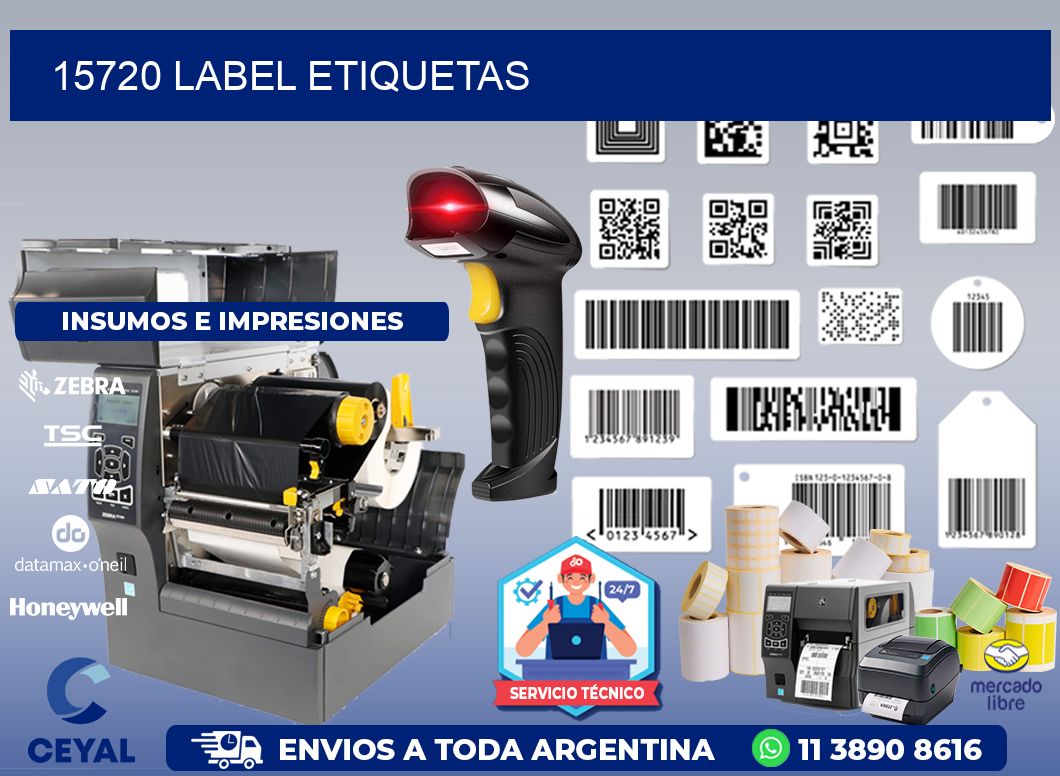 15720 LABEL ETIQUETAS