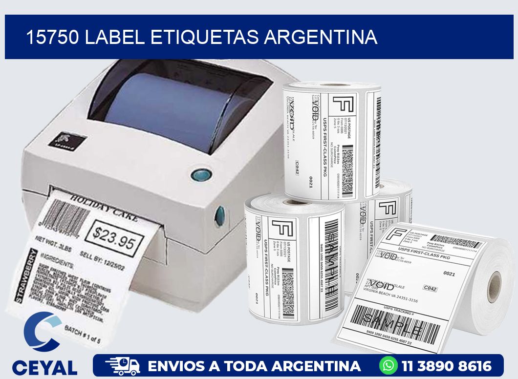 15750 LABEL ETIQUETAS ARGENTINA