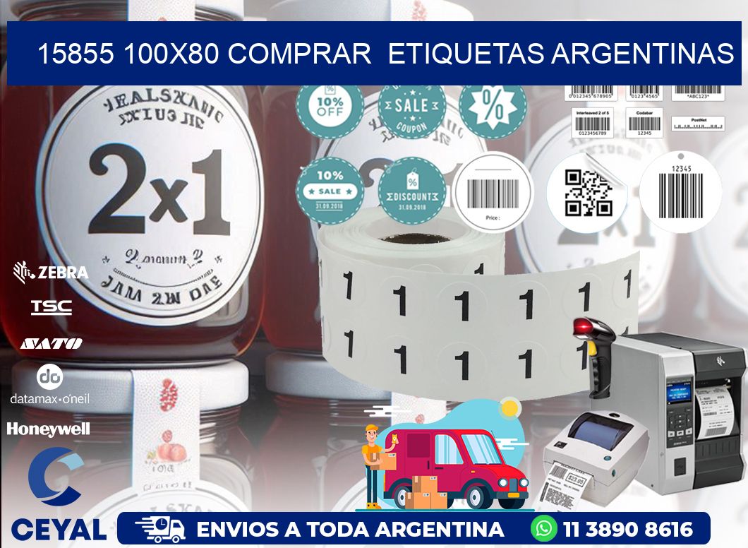 15855 100X80 COMPRAR  ETIQUETAS ARGENTINAS