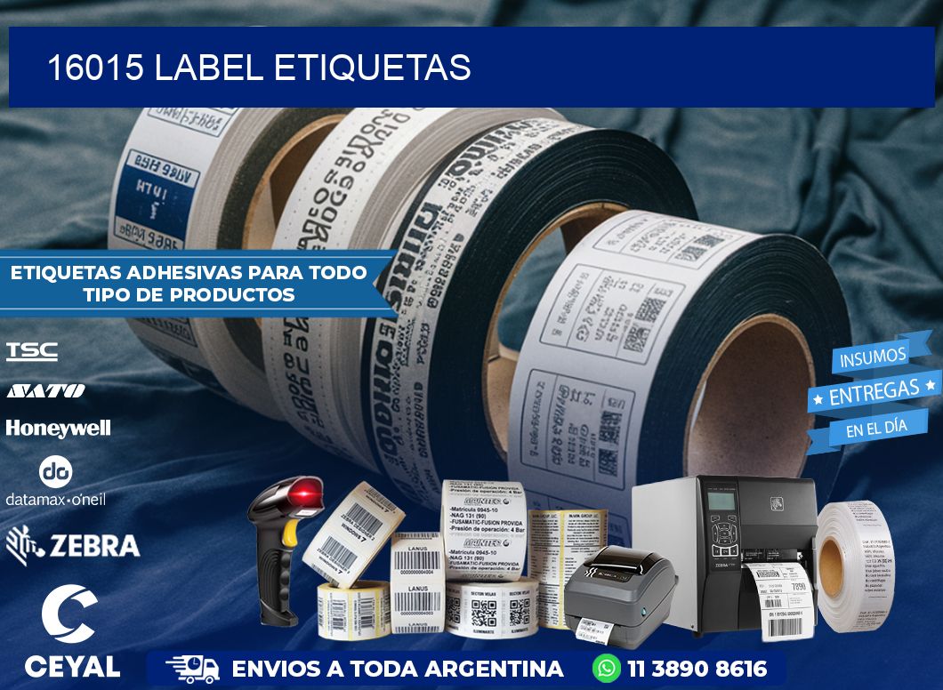 16015 LABEL ETIQUETAS