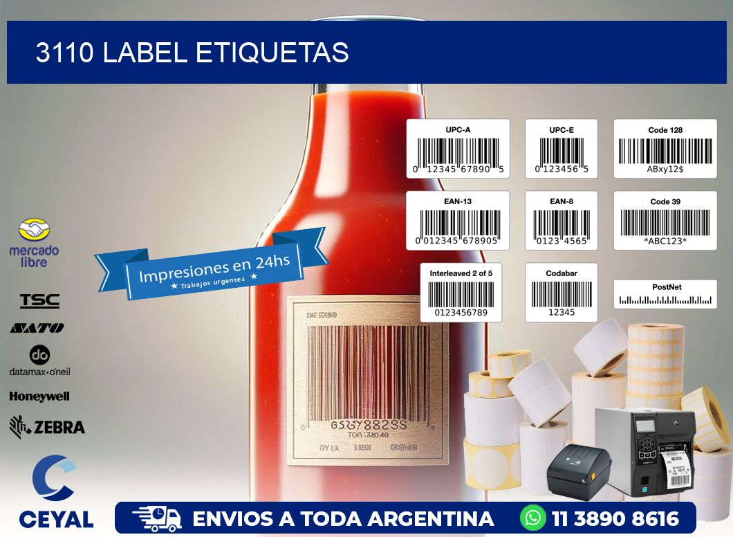 3110 LABEL ETIQUETAS