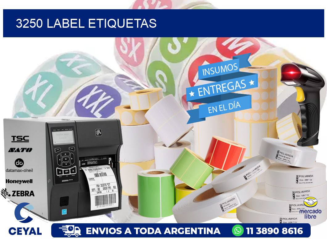 3250 LABEL ETIQUETAS