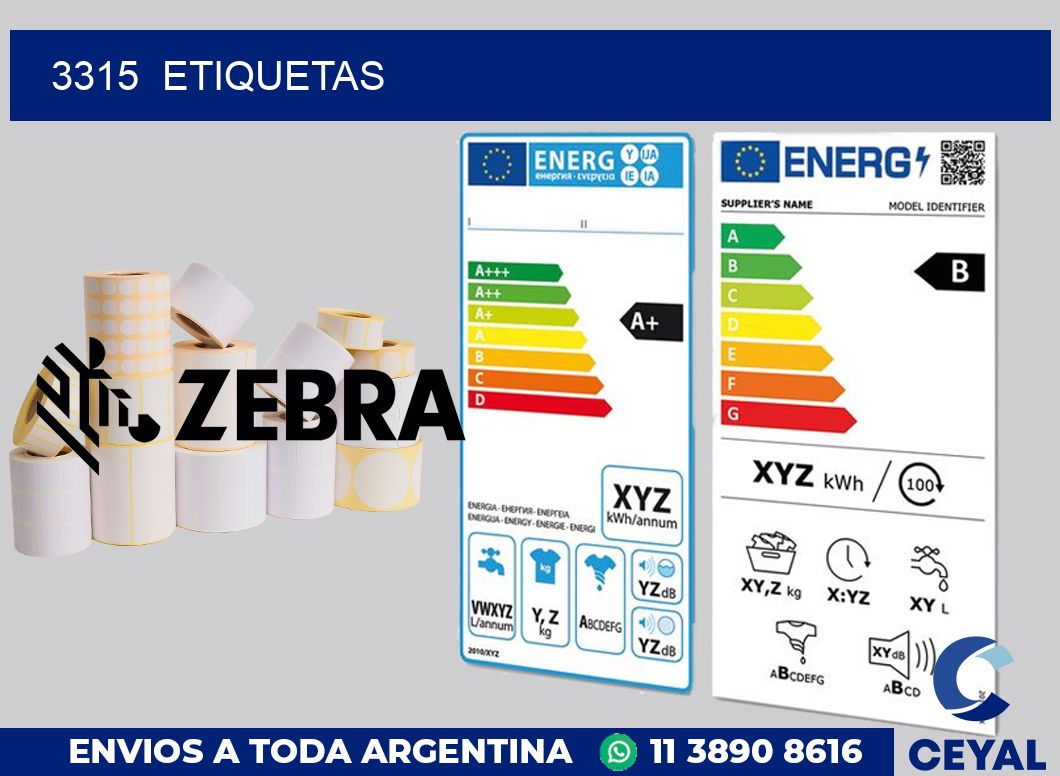 3315  ETIQUETAS