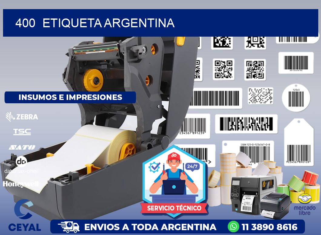 400  ETIQUETA ARGENTINA
