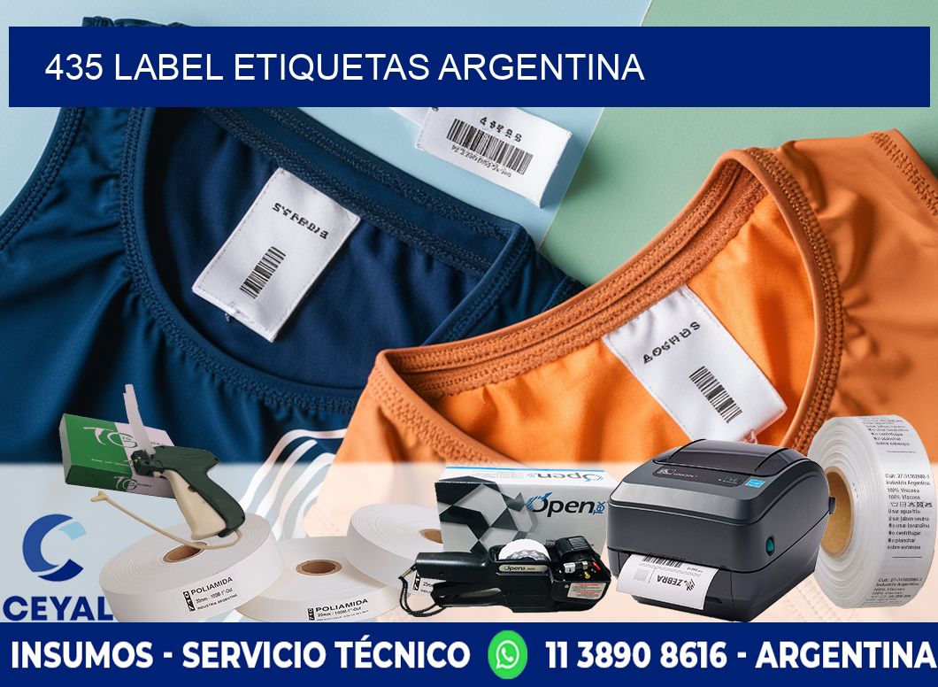 435 LABEL ETIQUETAS ARGENTINA