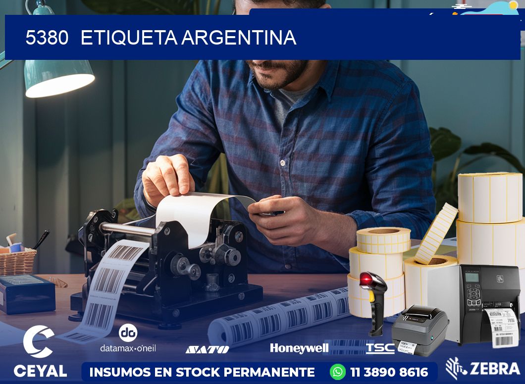 5380  ETIQUETA ARGENTINA