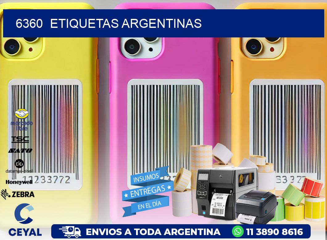 6360  ETIQUETAS ARGENTINAS