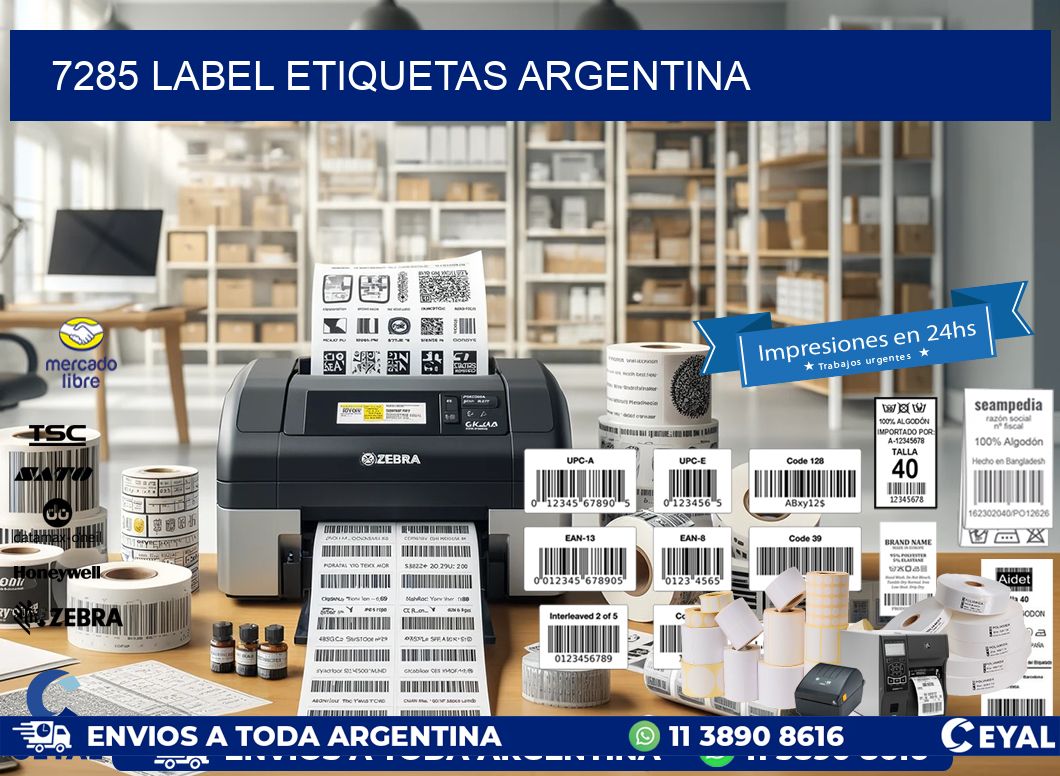 7285 LABEL ETIQUETAS ARGENTINA