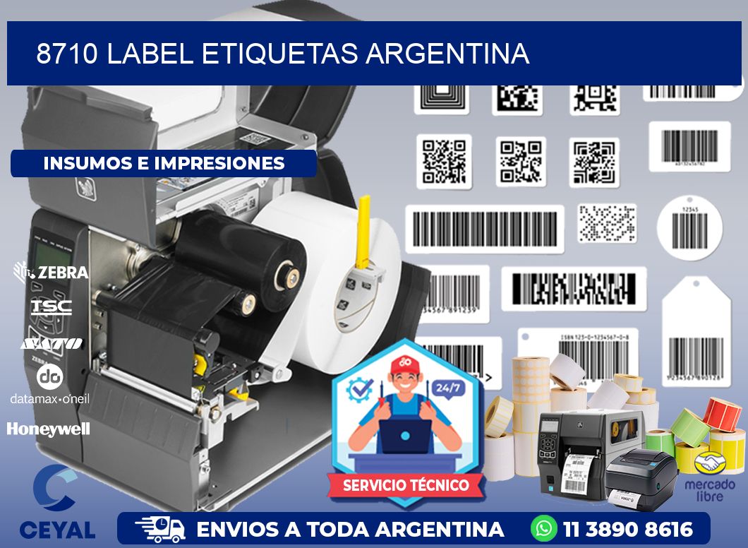 8710 LABEL ETIQUETAS ARGENTINA