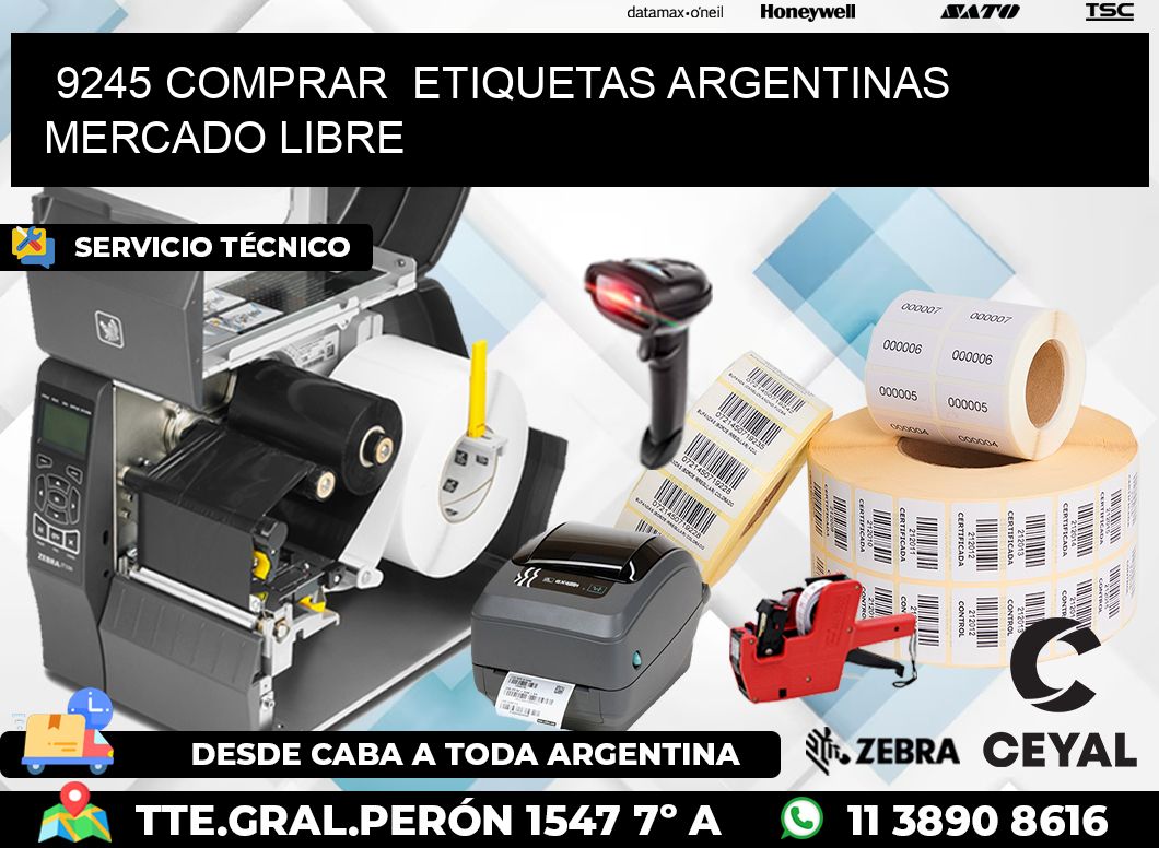 9245 COMPRAR ETIQUETAS ARGENTINAS MERCADO LIBRE