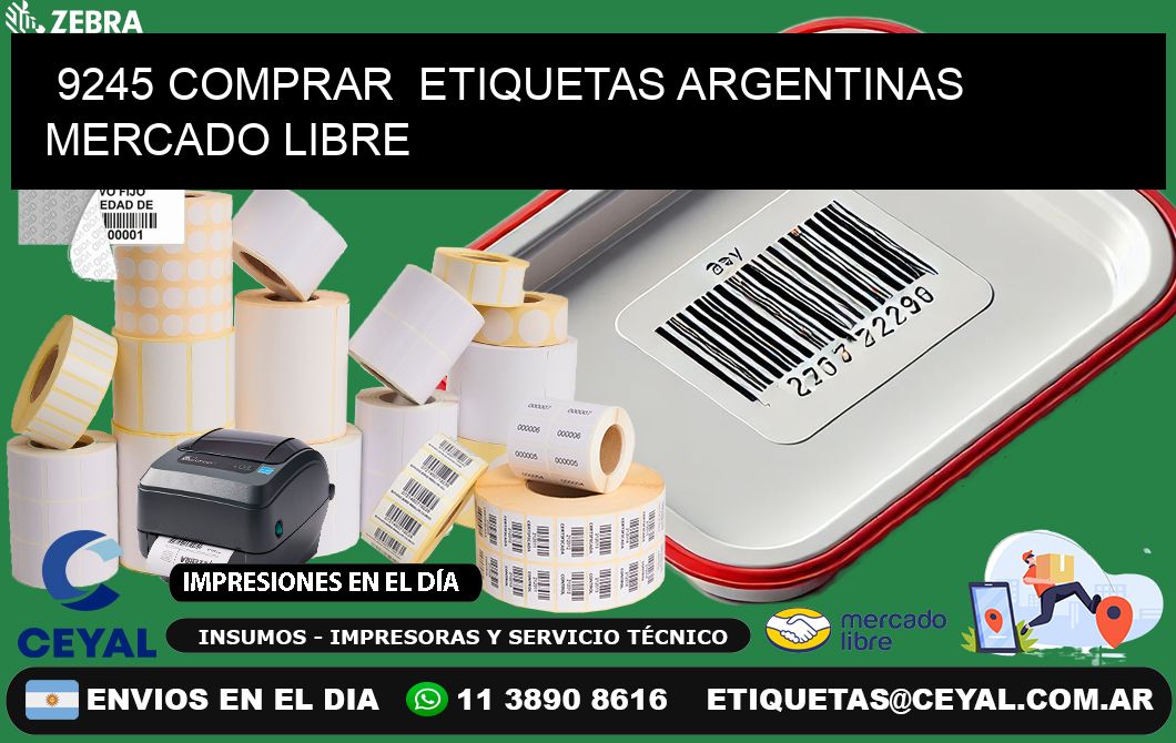 9245 COMPRAR ETIQUETAS ARGENTINAS MERCADO LIBRE