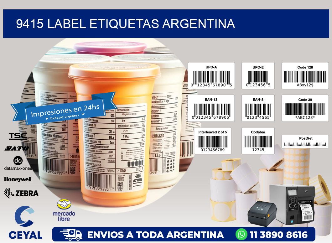 9415 LABEL ETIQUETAS ARGENTINA