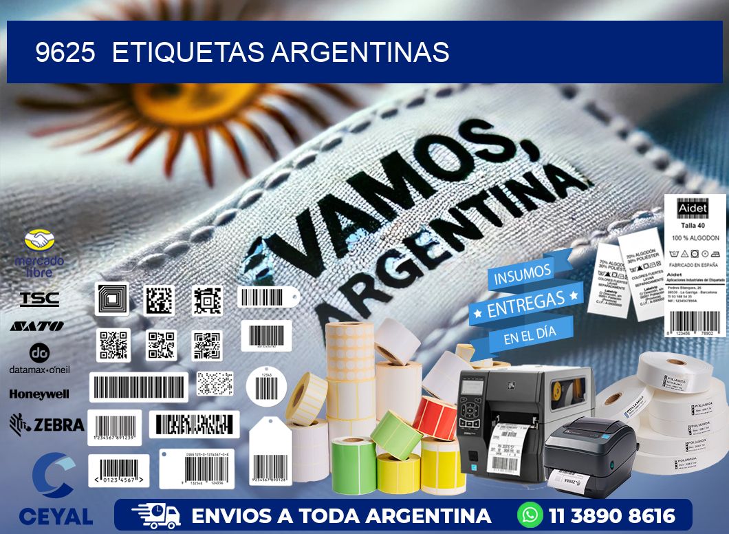 9625  ETIQUETAS ARGENTINAS