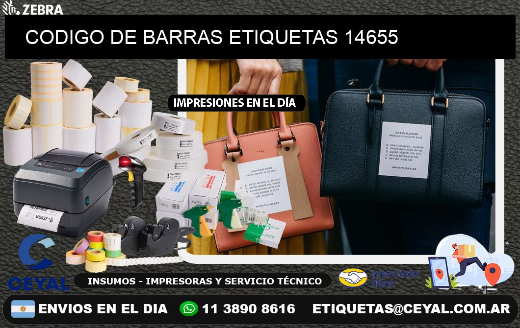 CODIGO DE BARRAS ETIQUETAS 14655