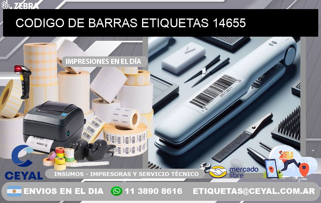 CODIGO DE BARRAS ETIQUETAS 14655