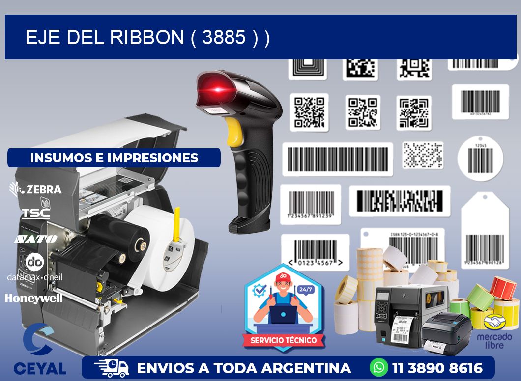 EJE DEL RIBBON ( 3885 ) )