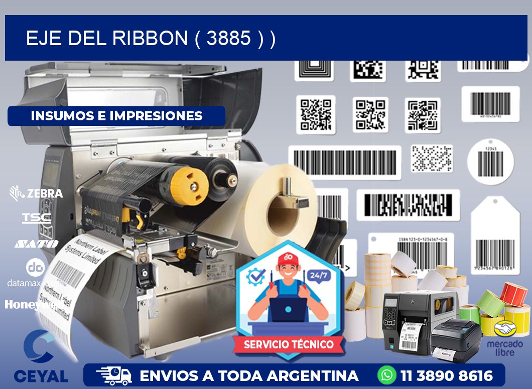 EJE DEL RIBBON ( 3885 ) )